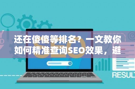 还在傻傻等排名？一文教你如何精准查询SEO效果，避开那些‘假’工具！