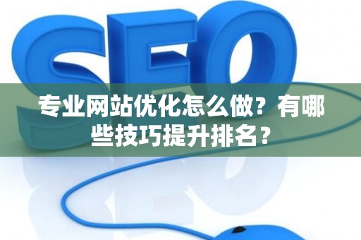 专业网站优化怎么做？有哪些技巧提升排名？