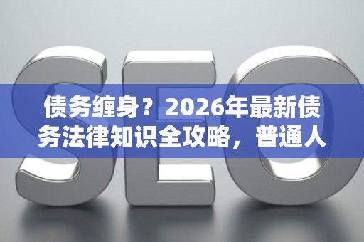 债务缠身？2026年最新债务法律知识全攻略，普通人也能看懂！