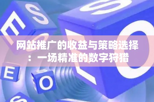 网站推广的收益与策略选择：一场精准的数字狩猎