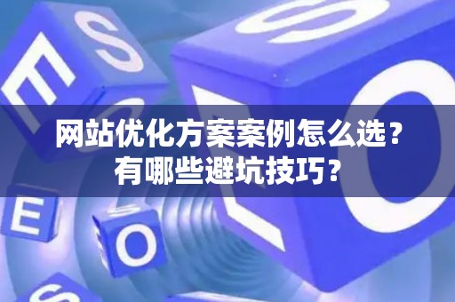 网站优化方案案例怎么选？有哪些避坑技巧？